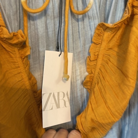 Zara tie dye gauze Flowy maxi dress - Picture 4 of 6
